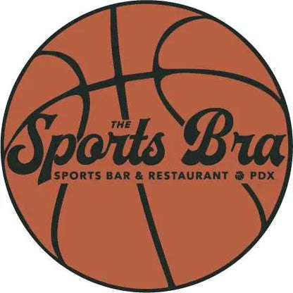 The Sports Bra Restaurant & Bar Original Logo Sticker Basketball-Sticker Sticker