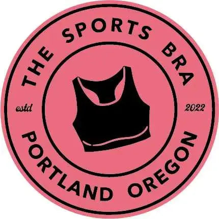 The Sports Bra Restaurant & Bar Original Logo Sticker Pink-1-sticker Sticker