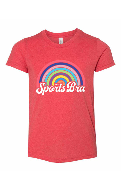 The Sports Bra Restaurant & Bar Pride Rainbow Youth Tee 