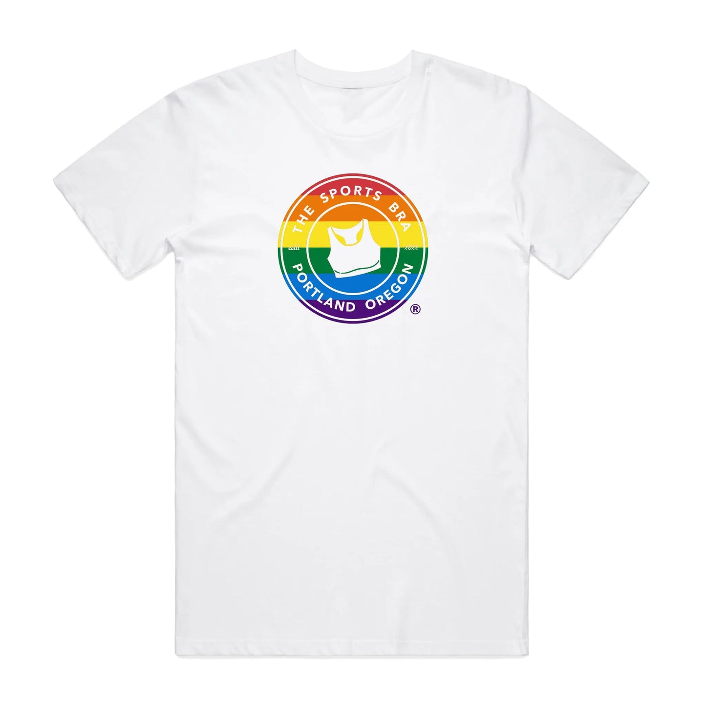 The Sports Bra Restaurant & Bar The Sports Bra Short Sleeve Tee Pride  apparel