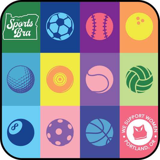 The Sports Bra Restaurant & Bar Support Sports Coaster 