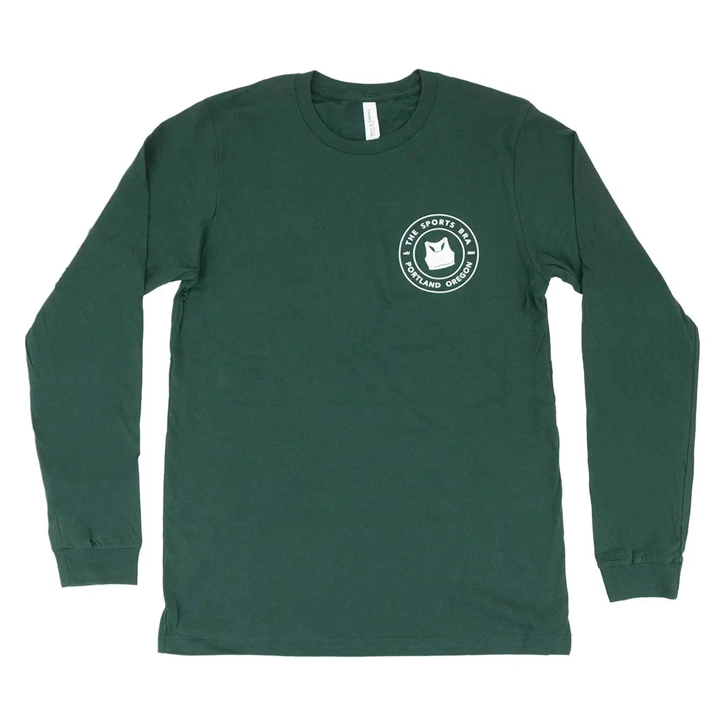 The Sports Bra Restaurant & Bar The Sports Bra Long Sleeve Tee (Forest Green)  Shirts & Tops