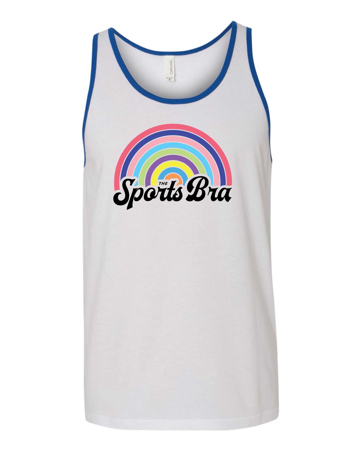 The Sports Bra Restaurant & Bar The Sports Bra Rainbow Pride Adult Tank 