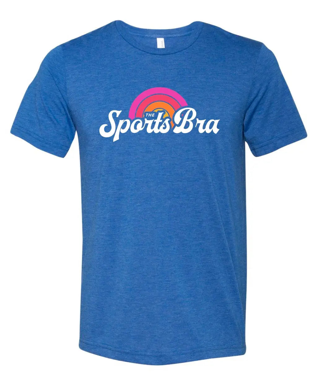 The Sports Bra Restaurant & Bar The Sports Bra Rainbow Tee BlueXXX-Large