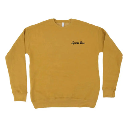 The Sports Bra Restaurant & Bar The Sports Bra Crewneck Sweatshirt (Copy) (Copy) 2XL-Heather-Mustard Sweatshirts