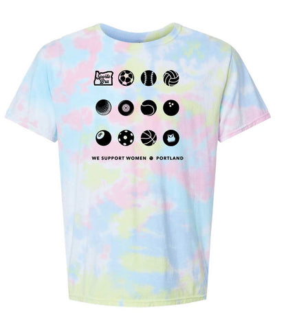 The Sports Bra Restaurant & Bar Tie Dye T-shirt 