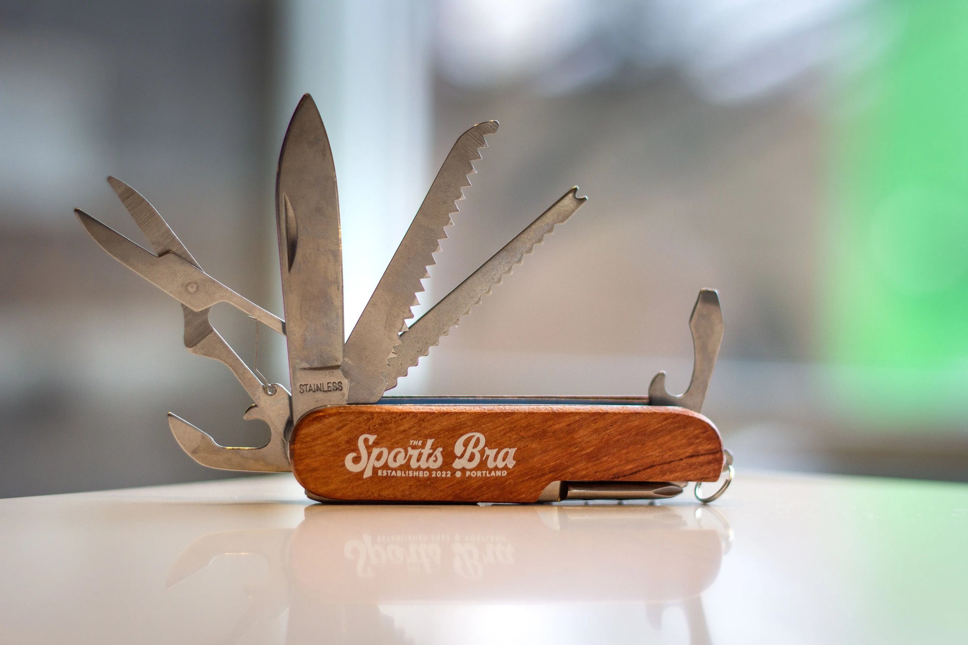 The Sports Bra Restaurant & Bar Wooden Multi-Tool | Always Useful!  Accessories